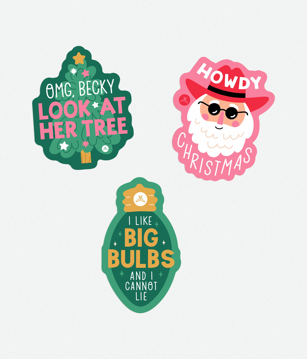 Howdy Christmas Sticker Pack