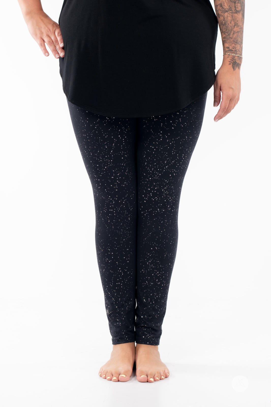 Silver Sparkle Leggings