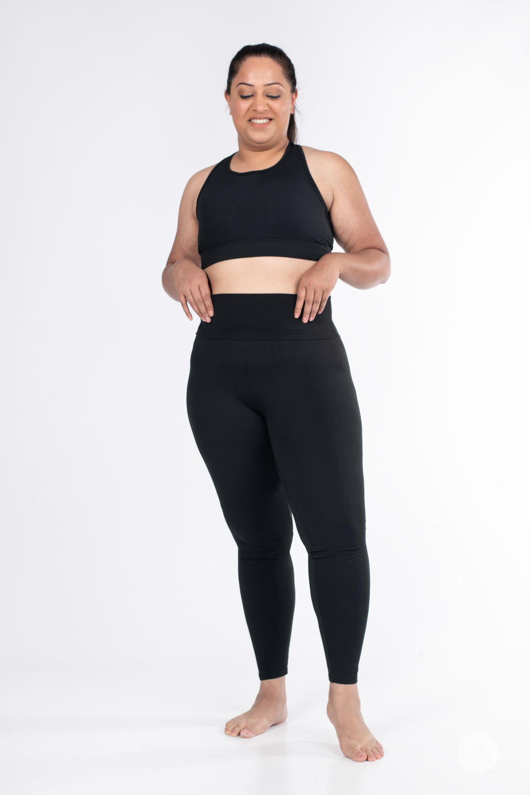 Black High-Waisted Leggings