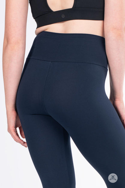 Navy High-Waisted Leggings