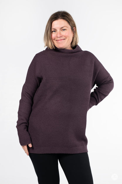 Ottoman Mock Neck Sweater