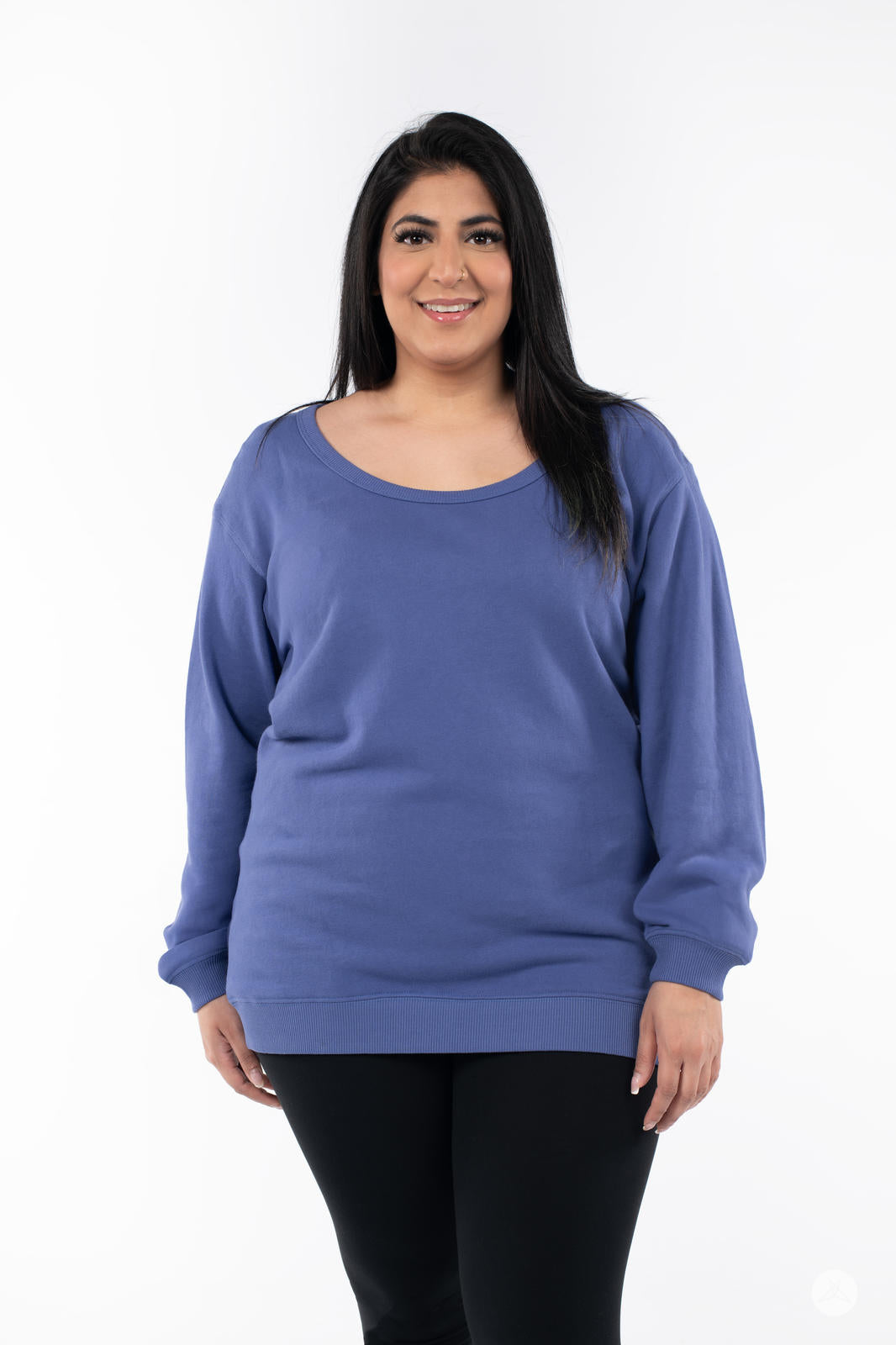 Scoop Neck Sweatshirt