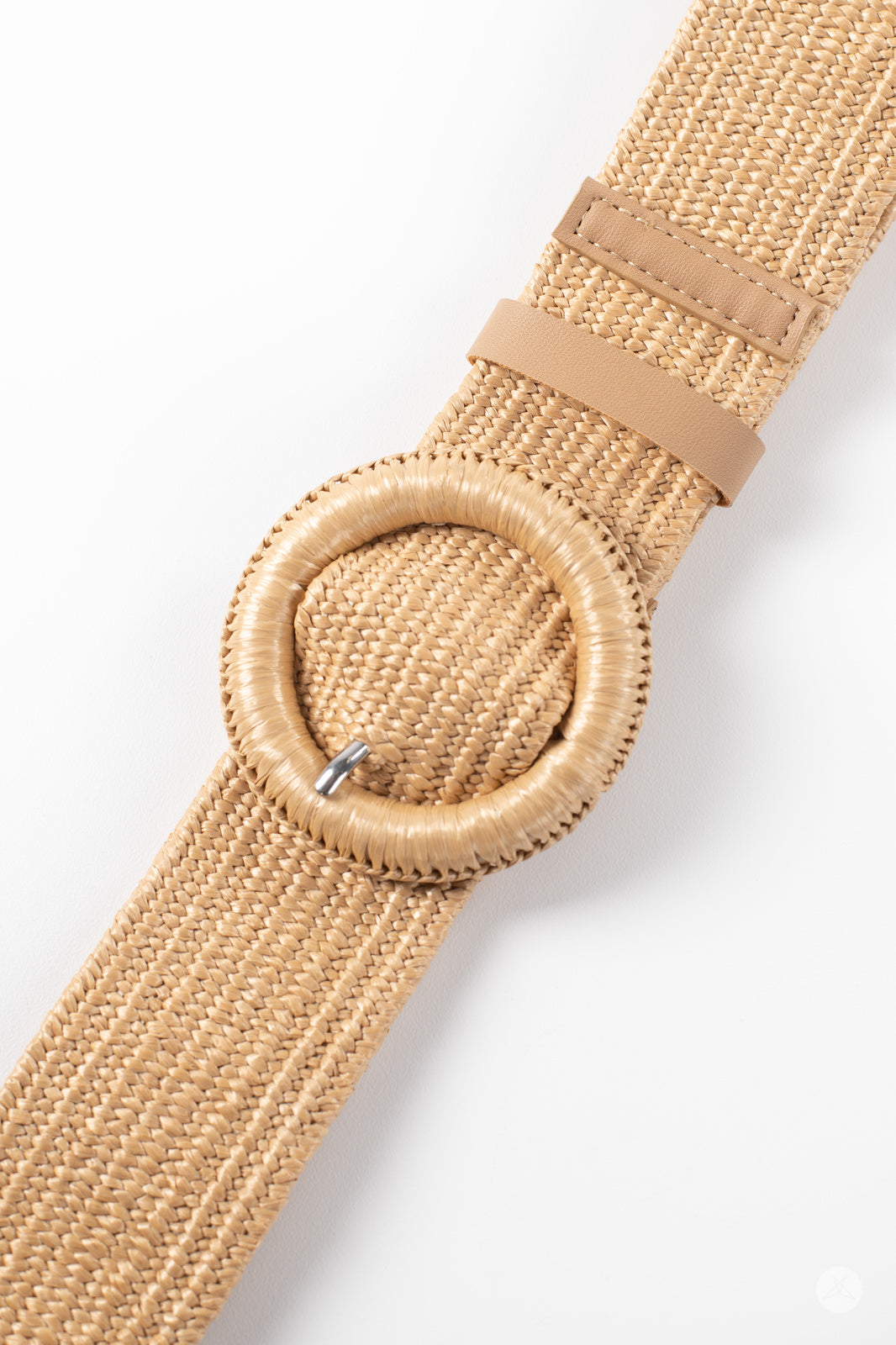 Woven Stretch Belt Natural