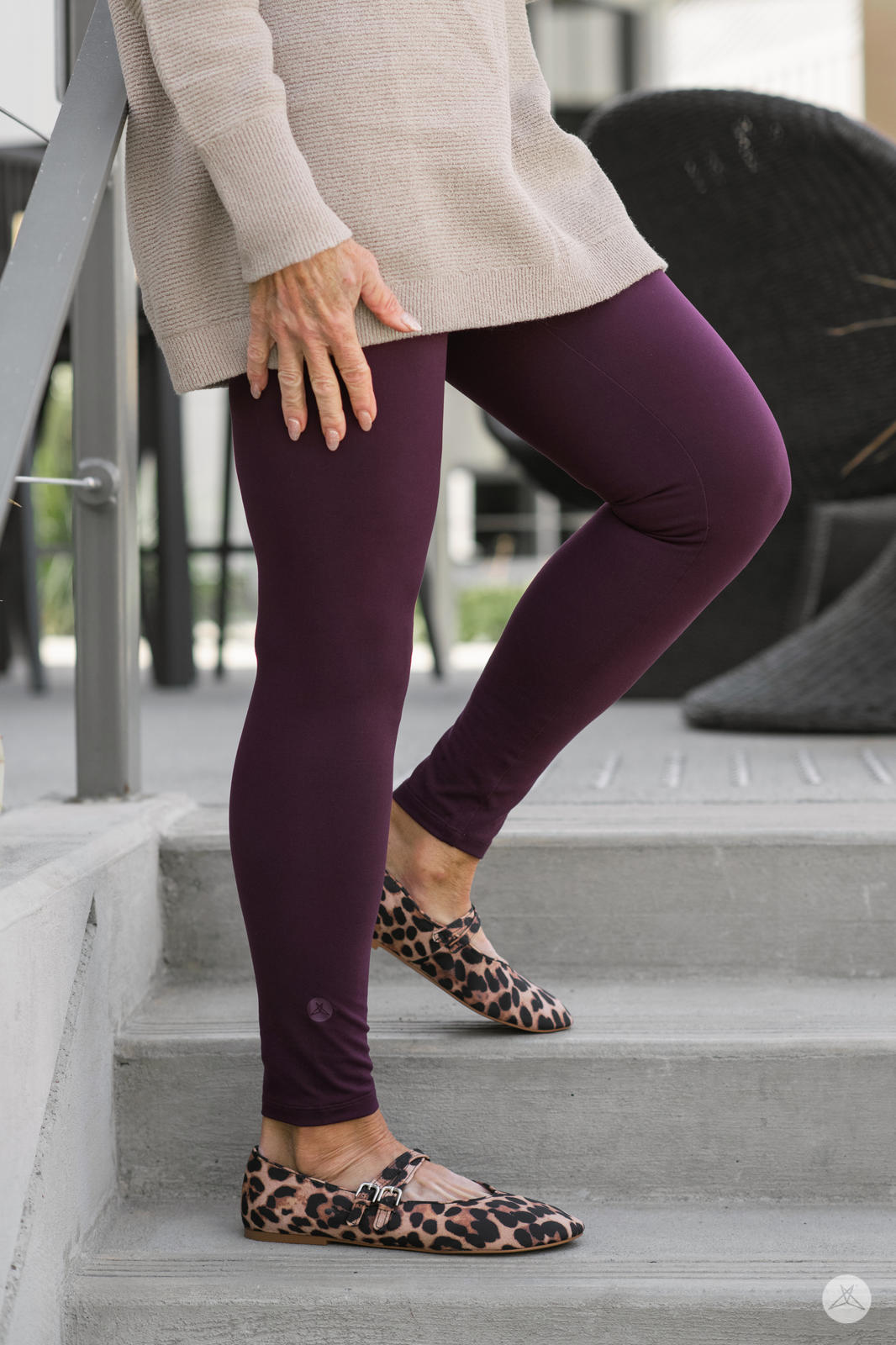 Blackberry High-Waisted Leggings