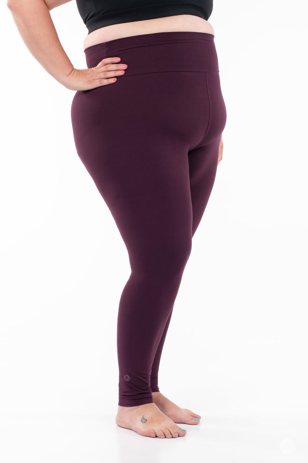 Blackberry High-Waisted Leggings