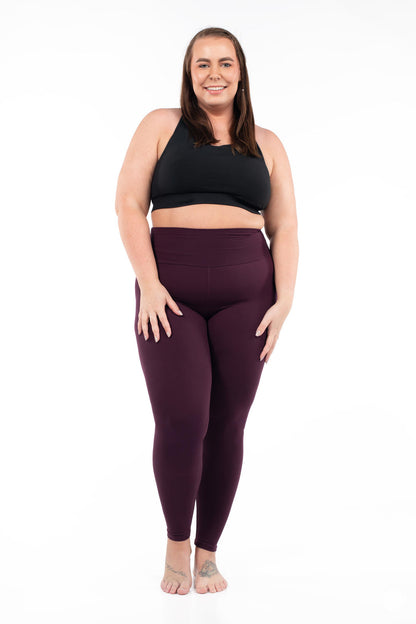 Blackberry High-Waisted Leggings