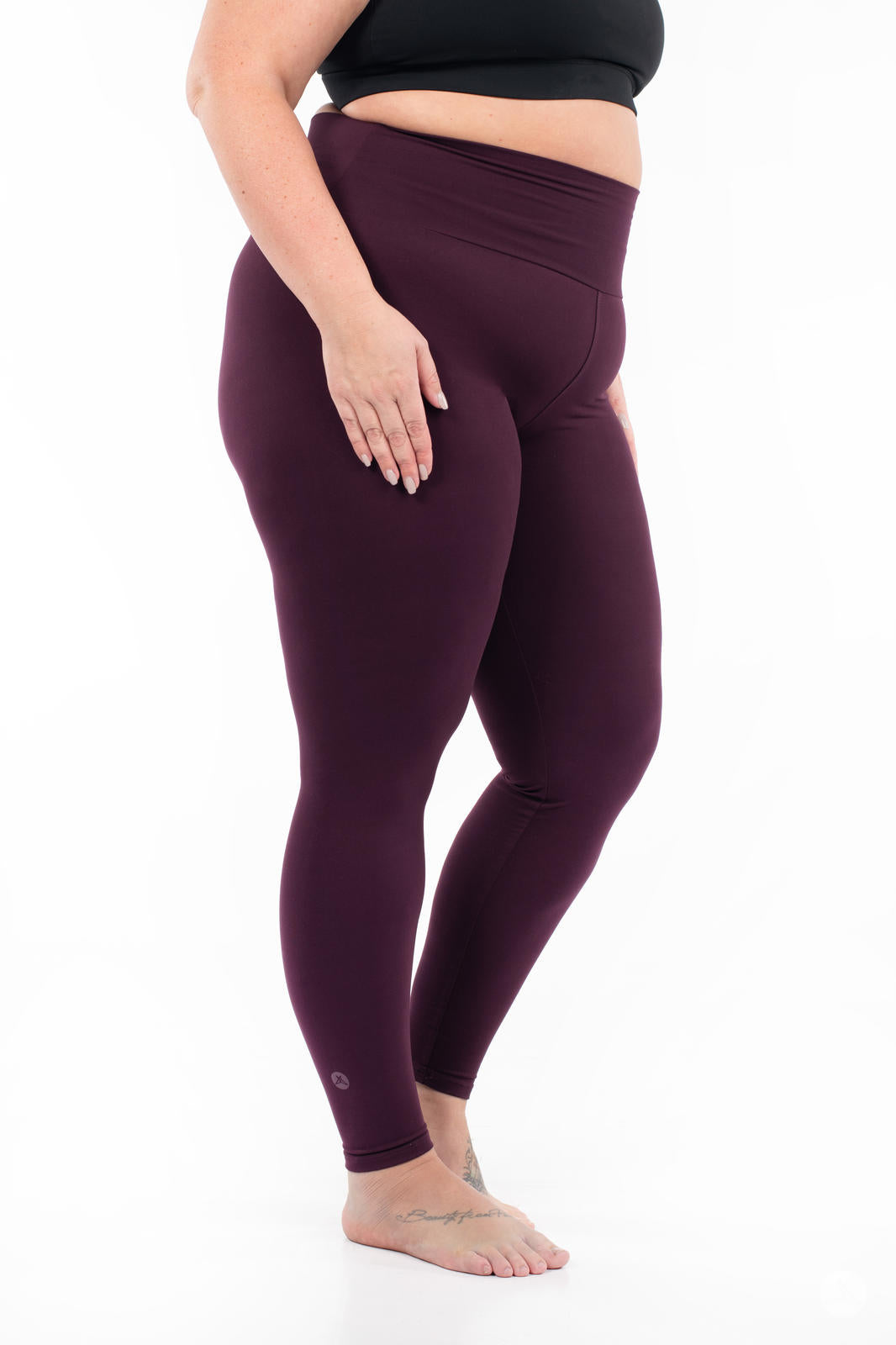 Blackberry High-Waisted Leggings