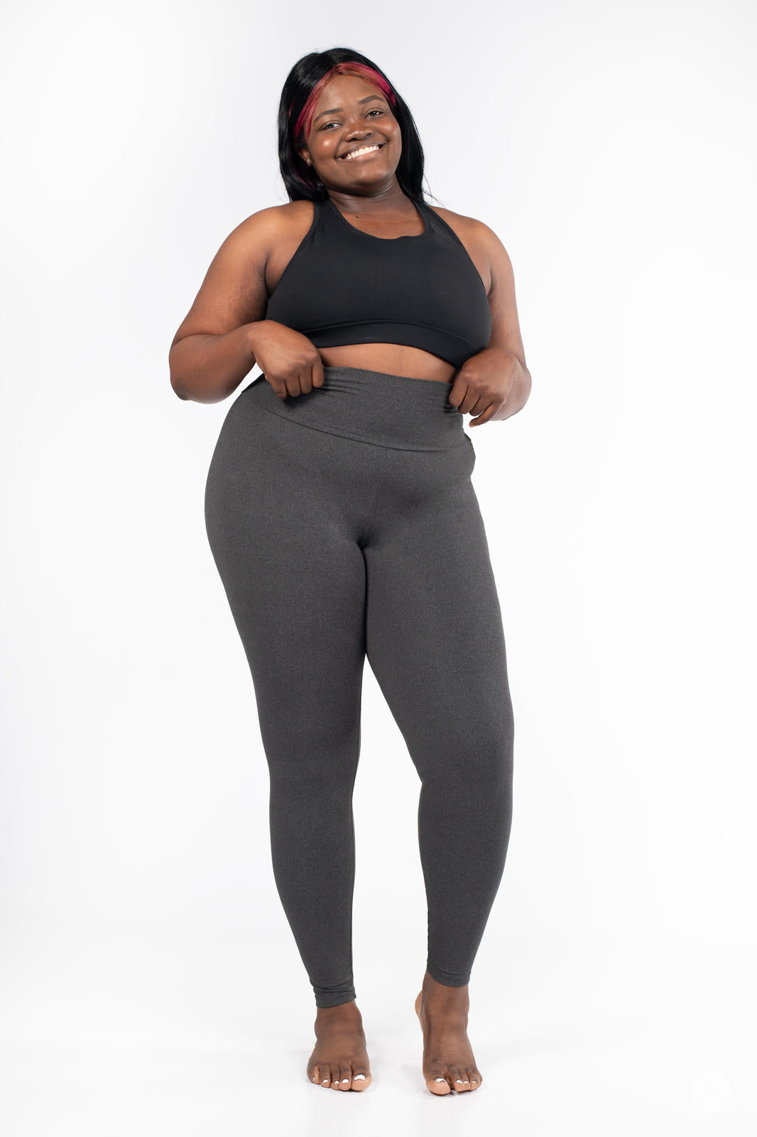 Charcoal Fade High-Waisted