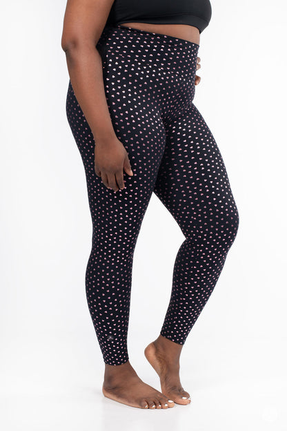 Sweetheart Sparkle High-Waisted Leggings