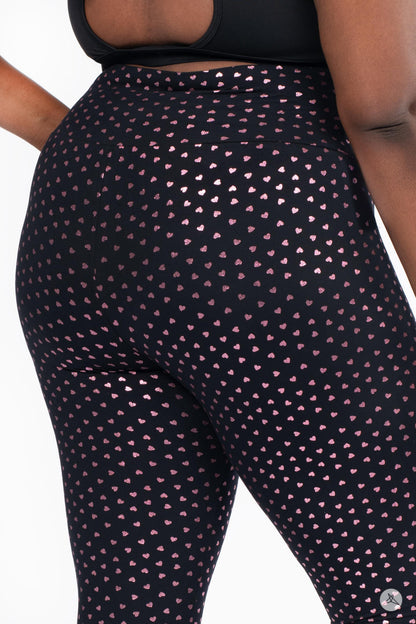 Sweetheart Sparkle High-Waisted Leggings