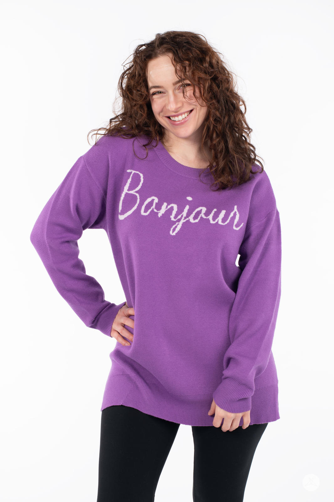 Bonjour Crew Neck Sweater