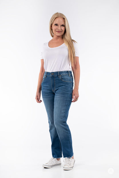 Go-To Ankle Fray Jeans