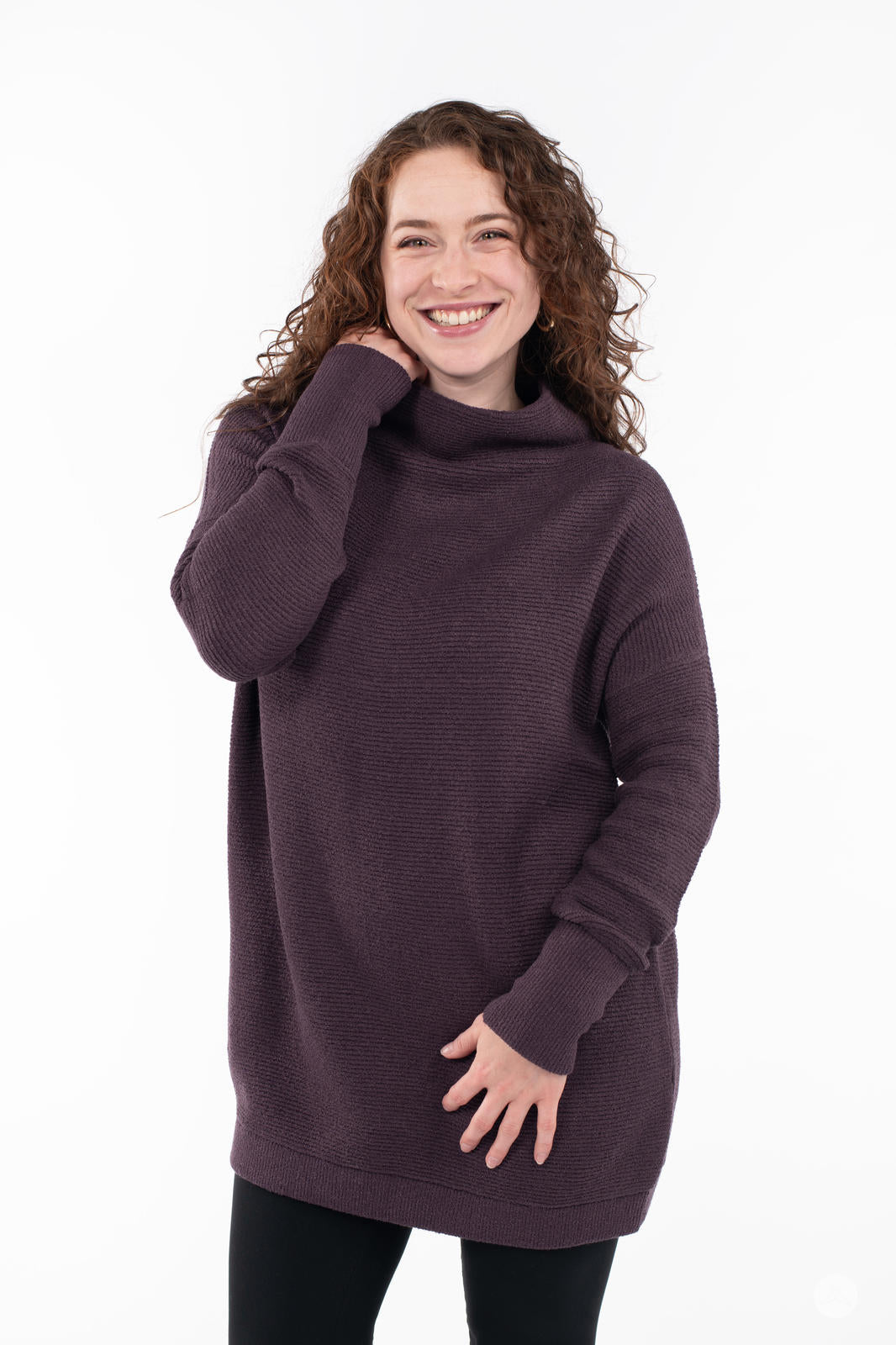 Ottoman Mock Neck Sweater