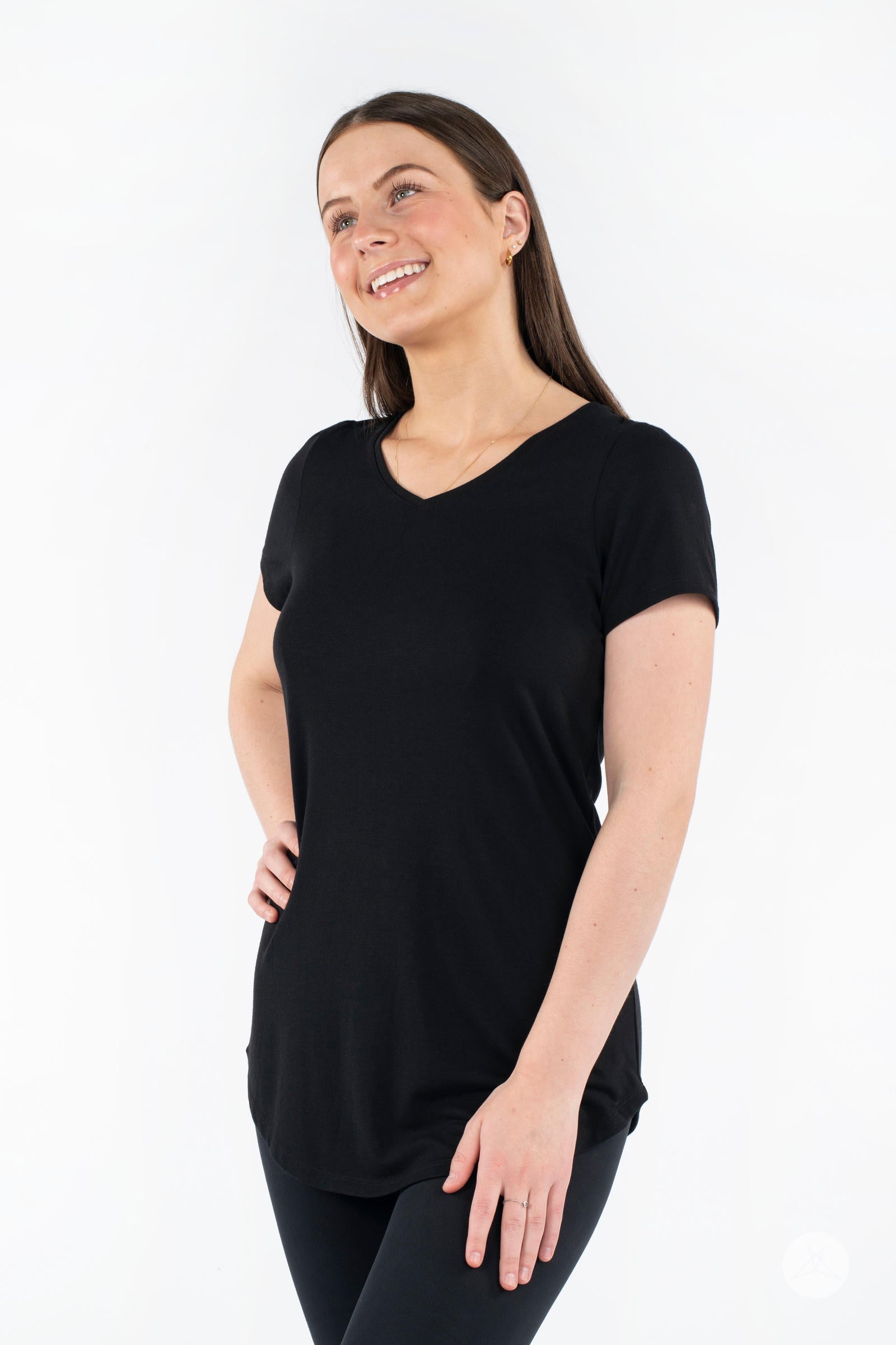 Super V-Neck Tee - SweetLegs.com 