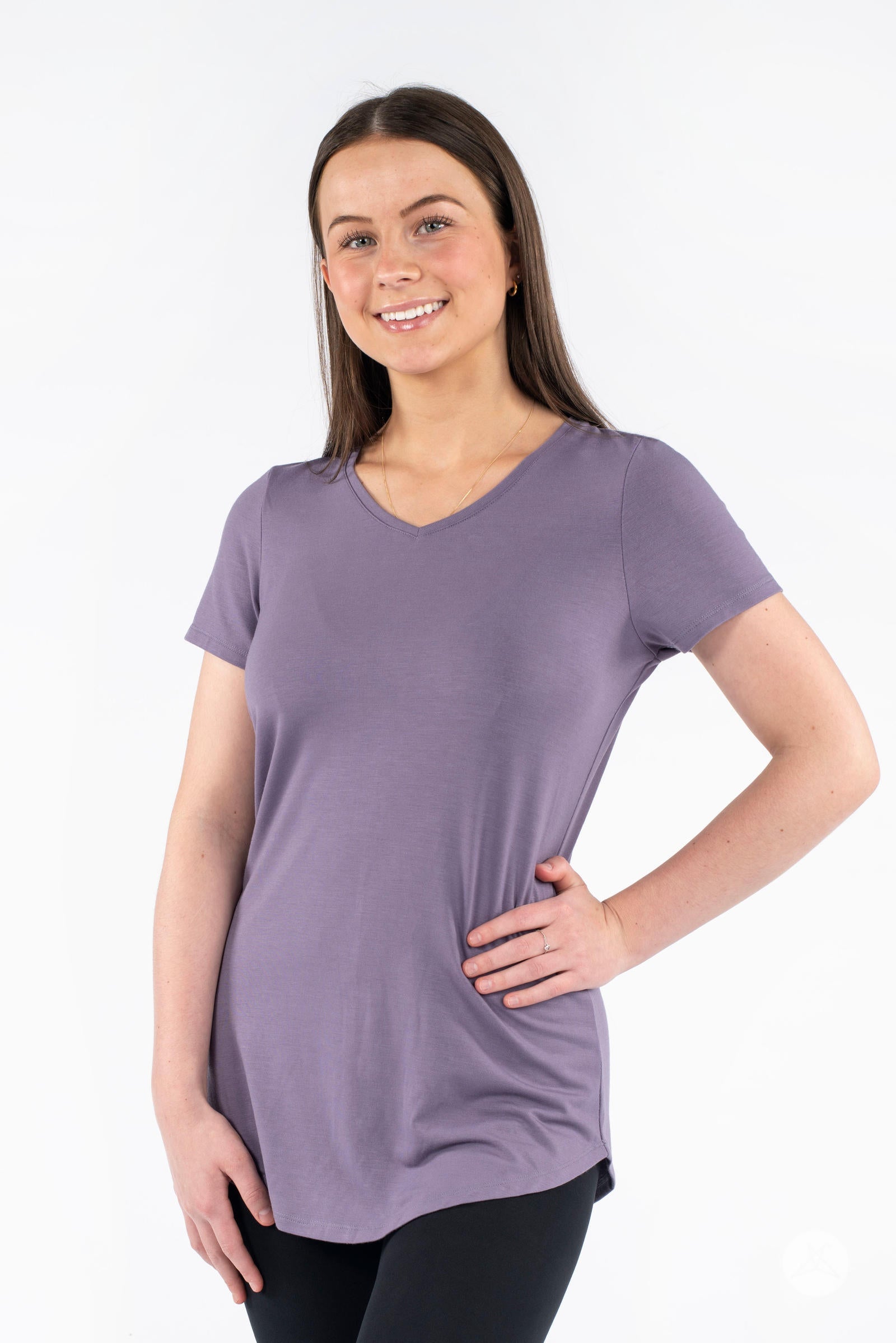 Super V-Neck Tee - SweetLegs.com 