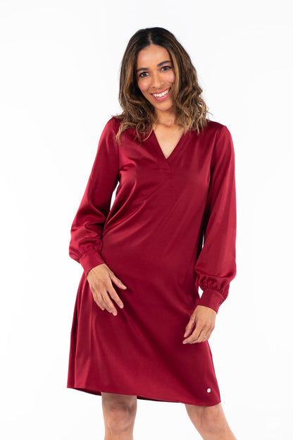 Satin Soiree Dress