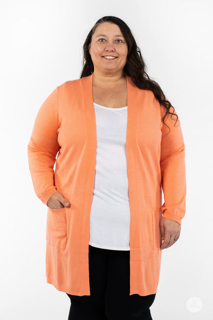 Spring Cardigan - Coral