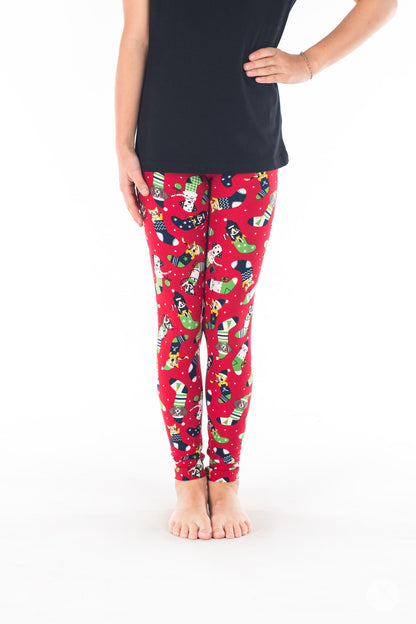 Santa's Helpers Kids leggings - SweetLegs