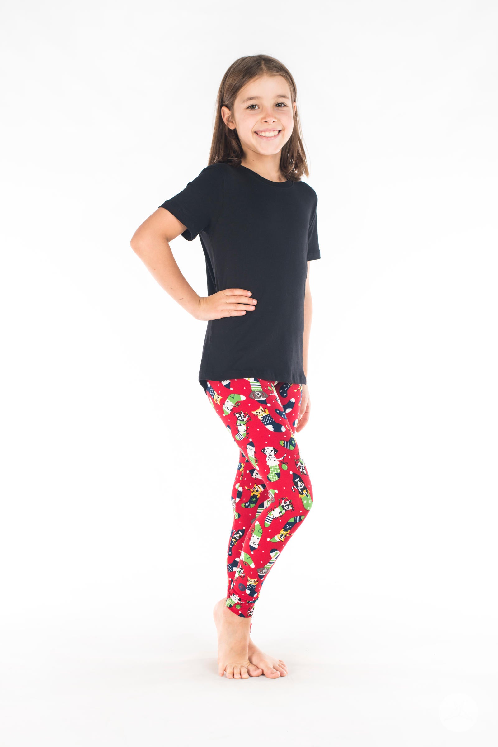 Santa's Helpers Kids leggings - SweetLegs