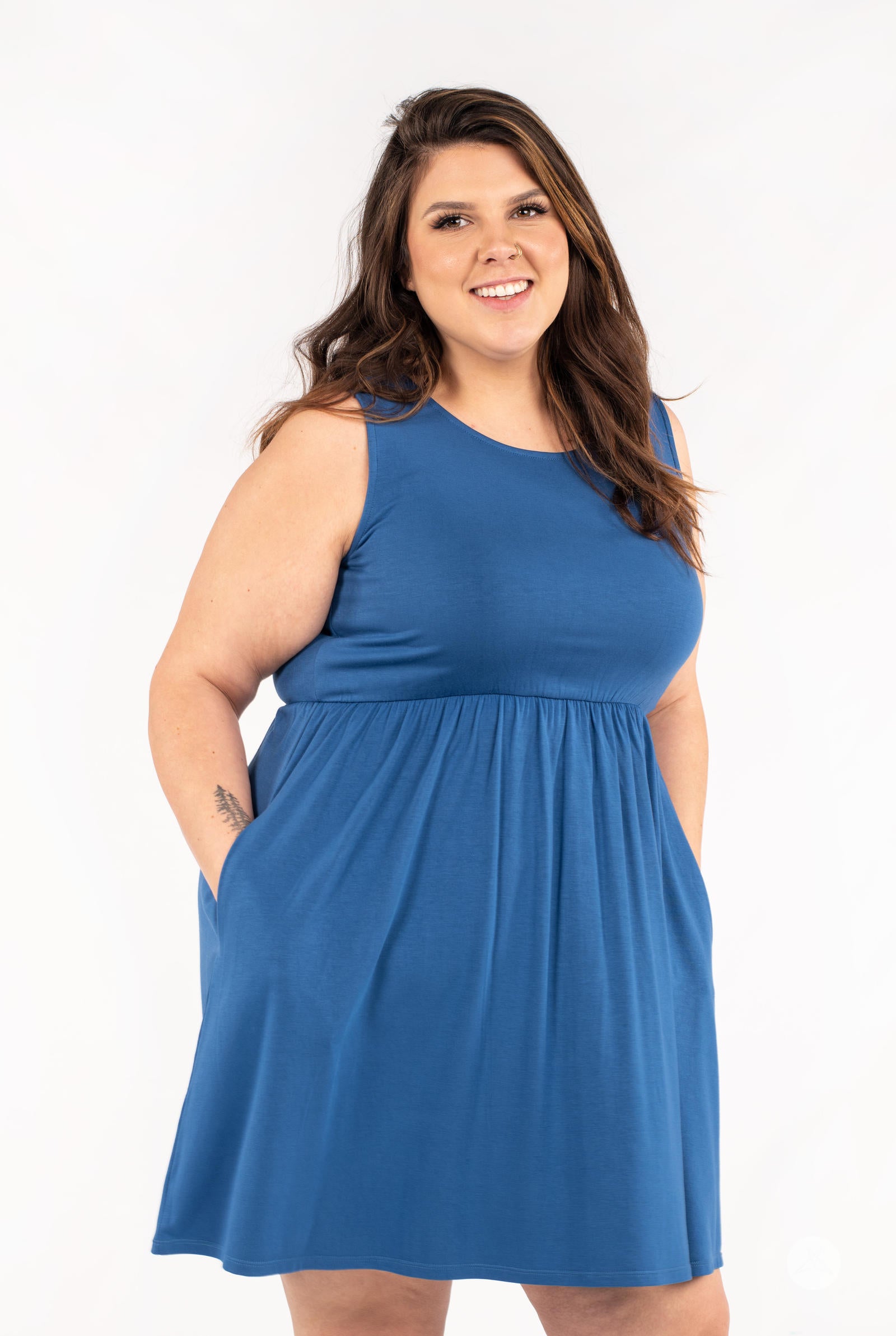 The Weekender Dress - Sapphire