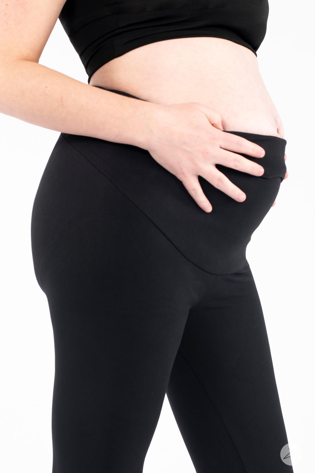boob Size L Black Tights  Maternity Bottoms – Bellies In Bloom