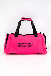 Signature Duffle Bag Bright Flamingo