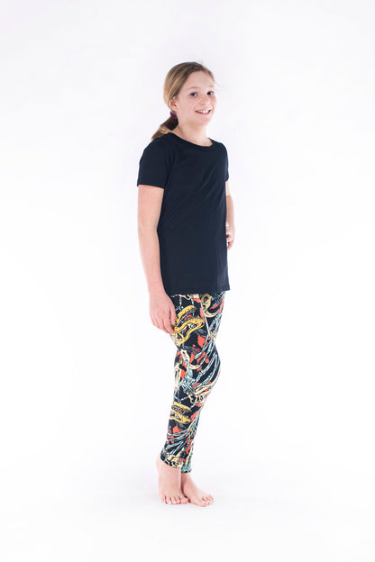 Fossil Feels Kids leggings - SweetLegs