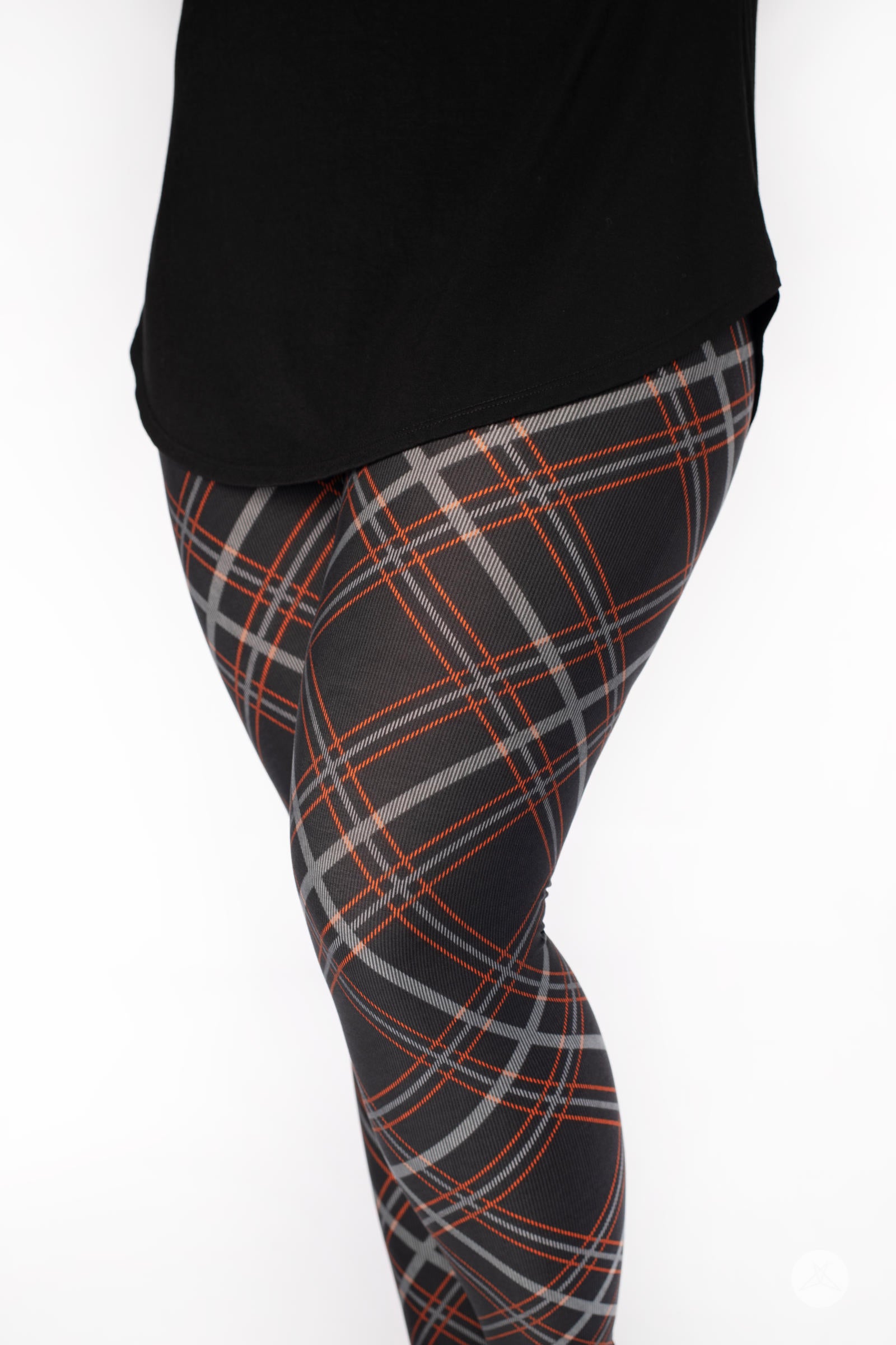 Orange You Plaid Leggings