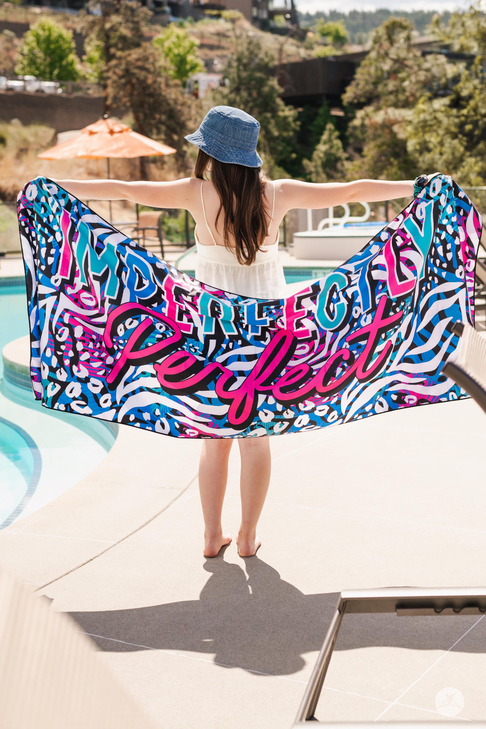 Imperfectly Perfect Beach Towel