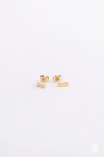 Modern Gold Bar Earrings