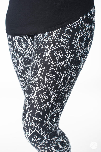 Jagged Love leggings - SweetLegs