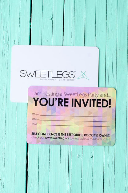 100 SweetLegs Party Invites leggings - SweetLegs